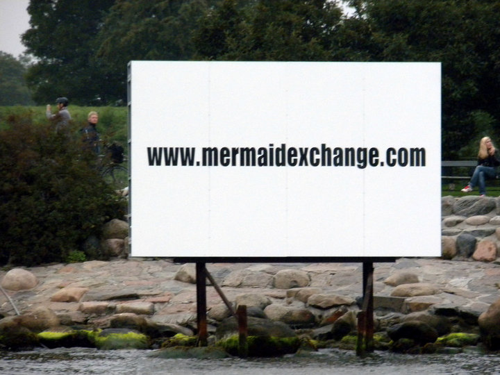 Now you don't.  (When the Little Mermaid was in Shanghai, they replaced her with this board.)
